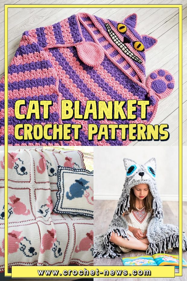 10 Crochet Cat Blanket Patterns Crochet News - Cat Blanket Crochet Pattern