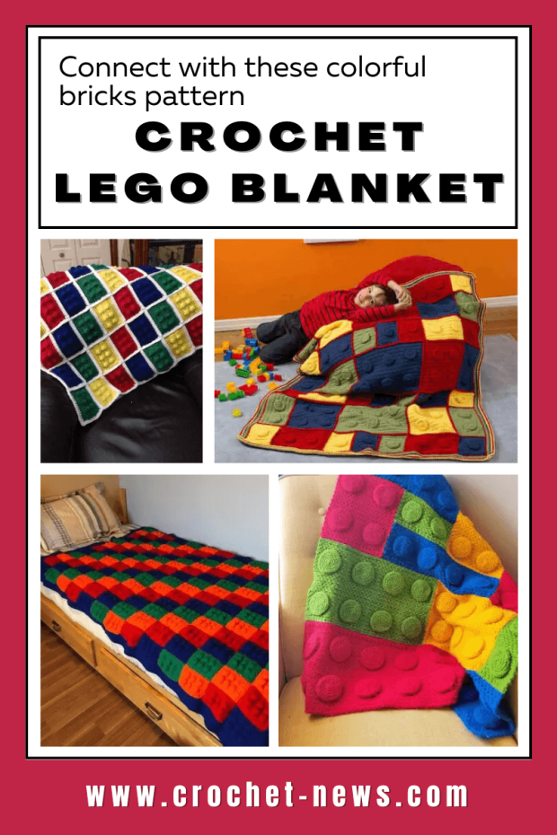 10 Crochet Lego Blanket Patterns Crochet News - Pattern For Crochet Lego Blanket