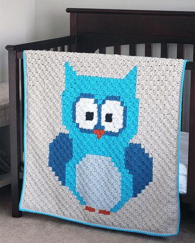 10 Crochet Owl Blanket Patterns Crochet News - Owl Blanket Crochet Pattern