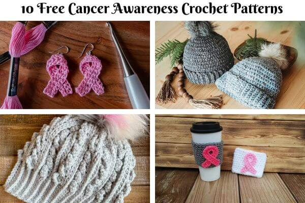 10 FREE Cancer Awareness Crochet Patterns Nicki s Homemade Crafts - Crochet Patterns For Cancer Blankets