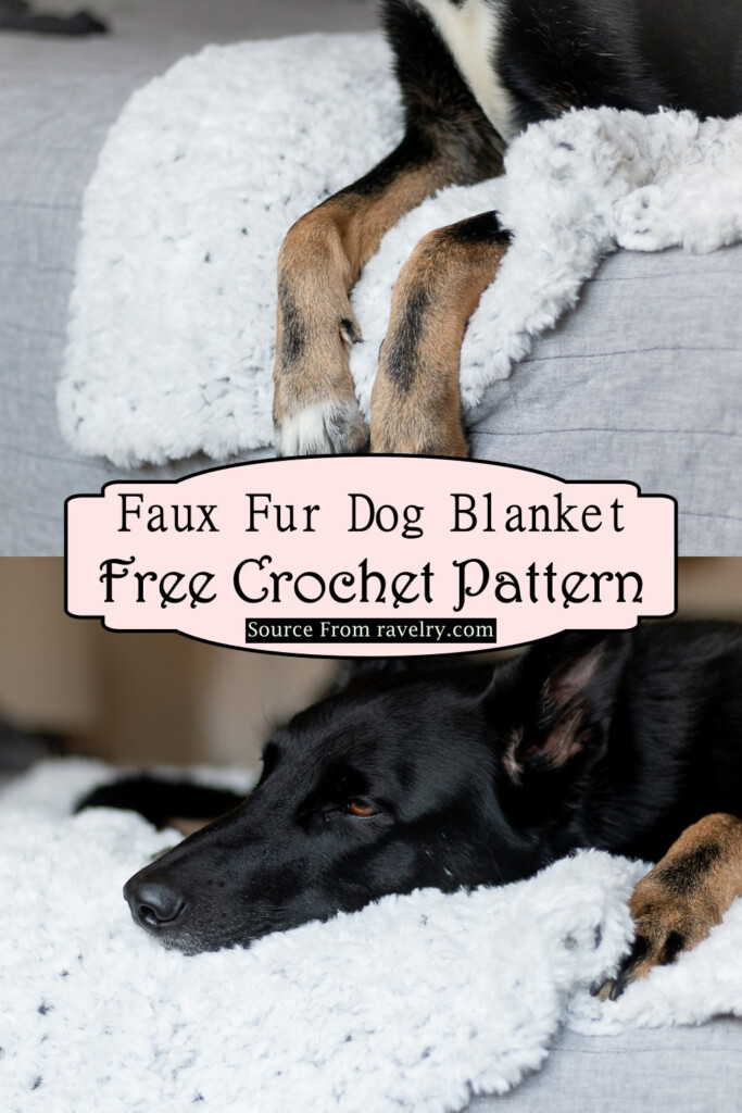 10 Free Crochet Dog Blanket Patterns - Crochet Dog Blanket Patterns