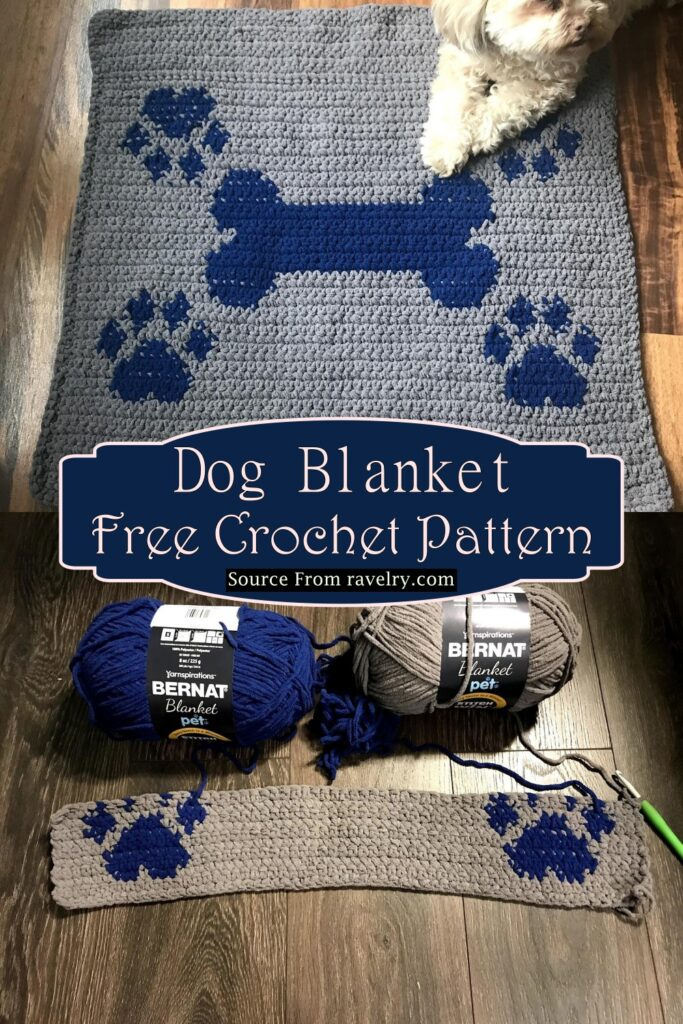 10 Free Crochet Dog Blanket Patterns - Crochet Dog Blanket Patterns