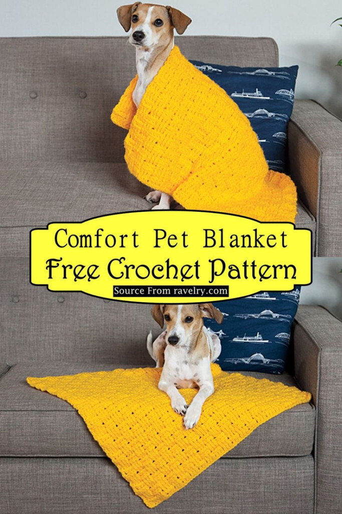 10 Free Crochet Dog Blanket Patterns Crochet Dog Crochet Dog  - Crochet Dog Blanket Pattern Free
