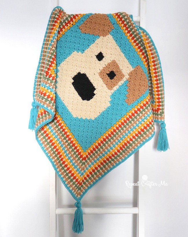 10 Free Crochet Dog Blanket Patterns - Crochet Dog Blanket Patterns