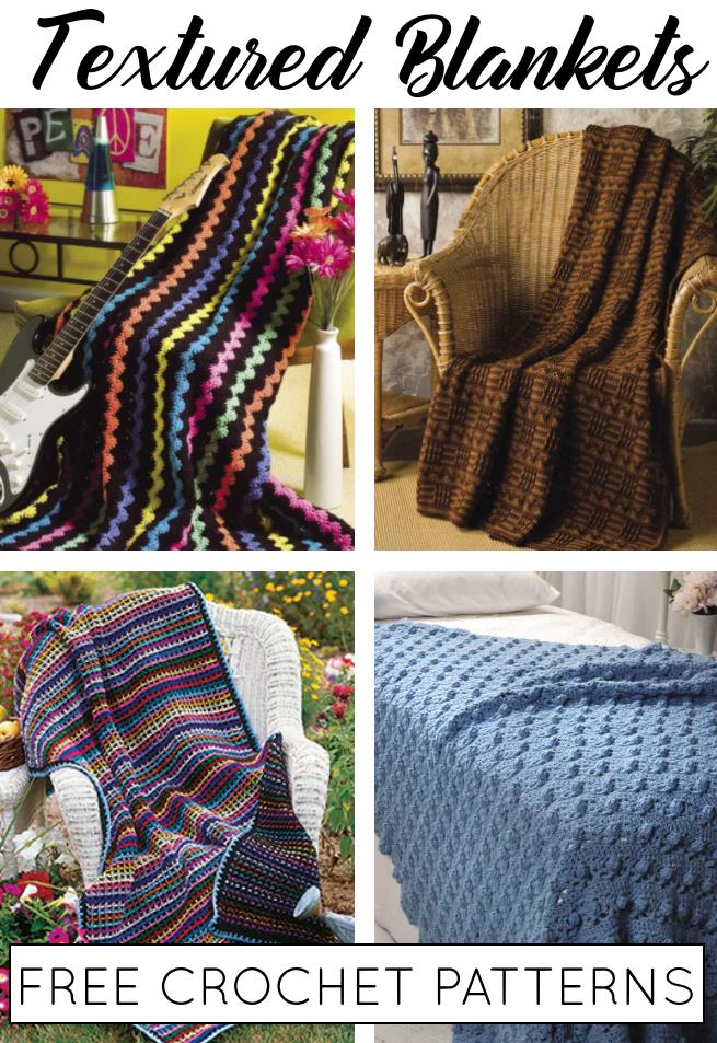 10 Free Textured Crochet Blanket Patterns Crochet Kingdom - Crochet Textured Blanket Pattern