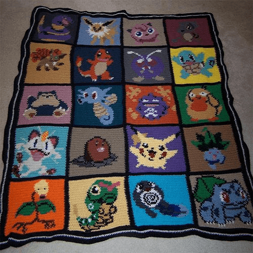 10 Pokemon Crochet Blanket Patterns Crochet News - Pokemon Crochet Blanket Patterns