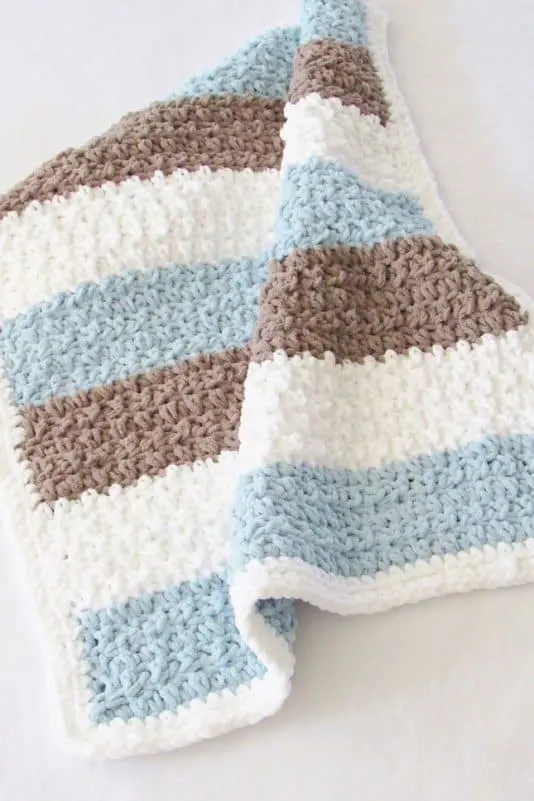 13 Crochet Baby Blankets That Take Only 3 6 Hours Crochet Dreamz - Small Crochet Blanket Pattern