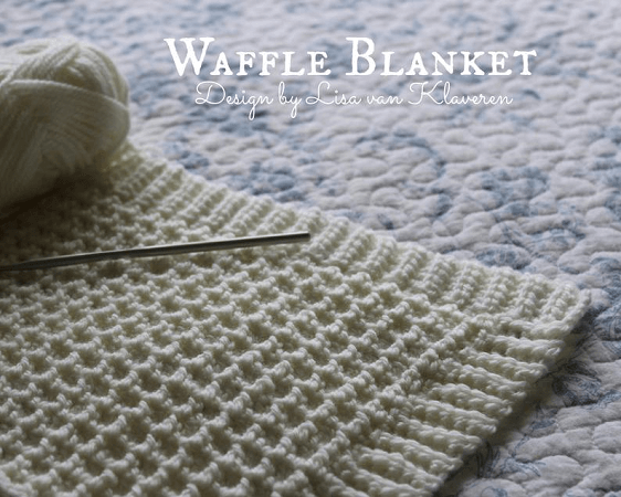 15 Crochet Waffle Stitch Blanket Patterns Crochet News - Crochet Bead Stitch Blanket Pattern