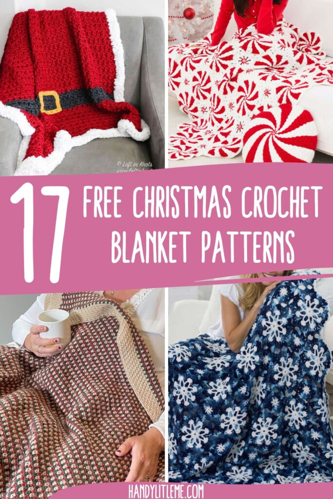 17 Free Christmas Crochet Blanket Patterns Handy Little Me - Christmas Crochet Blanket Pattern Free