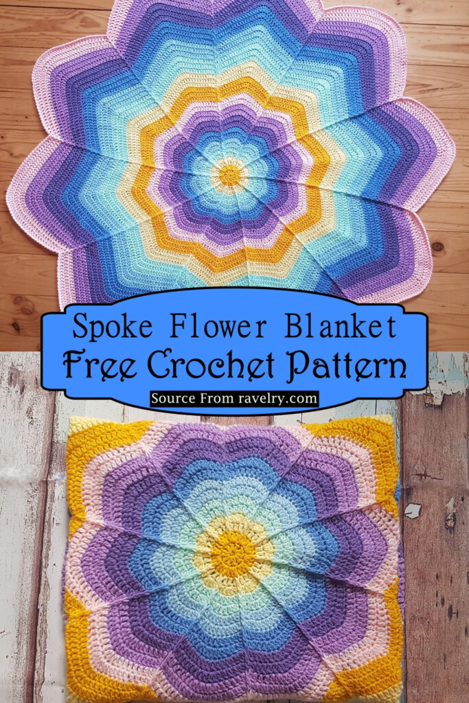 19 Free Crochet Flower Blanket Patterns - Free Crochet Flower Blanket Patterns