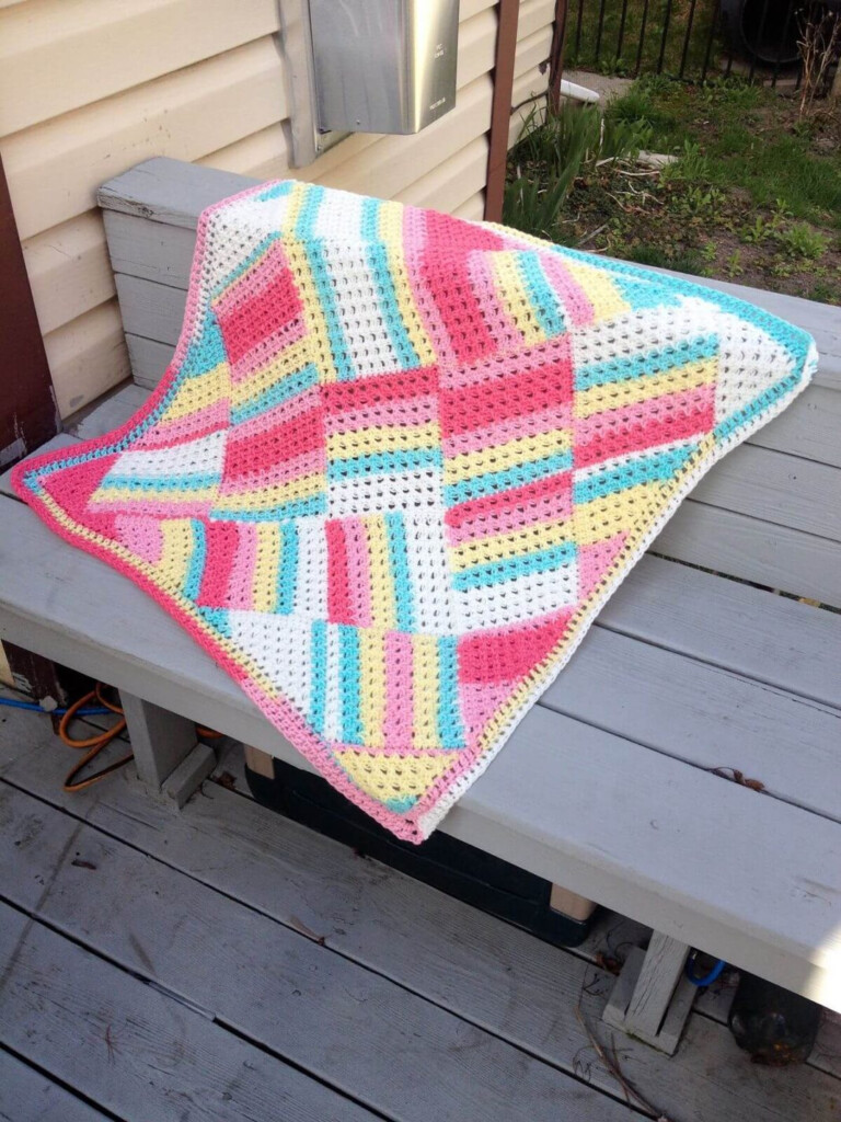 20 Creative Crochet Block Blanket Free Patterns With Tutorials  - Crochet Blanket Blocks Patterns