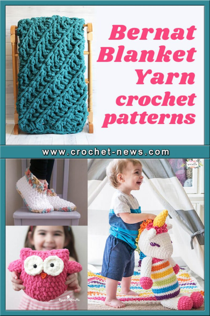 21 Bernat Blanket Yarn Crochet Patterns Crochet News - Bernat Blanket Pattern Easy Crochet