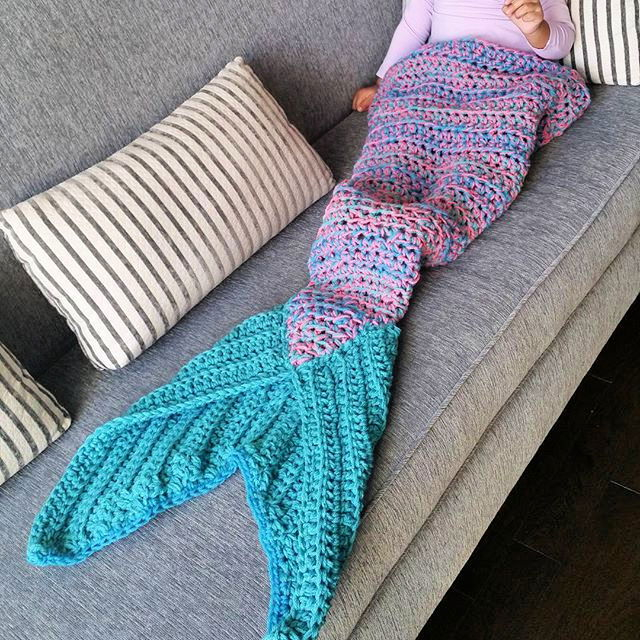 23 Free Crochet Mermaid Tail Patterns Mermaid Tail Blanket - Mermaid Tail Blanket Crochet Pattern