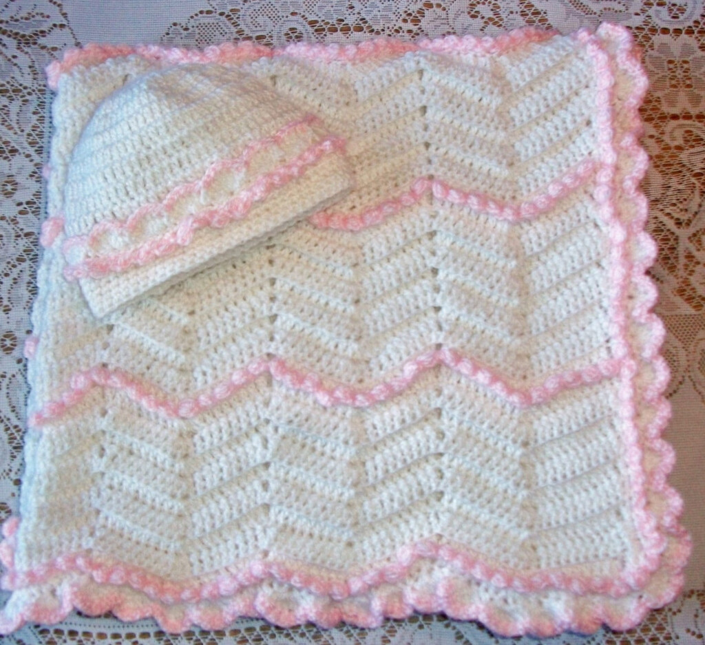 23 ZIG ZAG BABY BLANKET CROCHET PATTERN FREE - Zig Zag Baby Blanket Crochet Pattern - Free