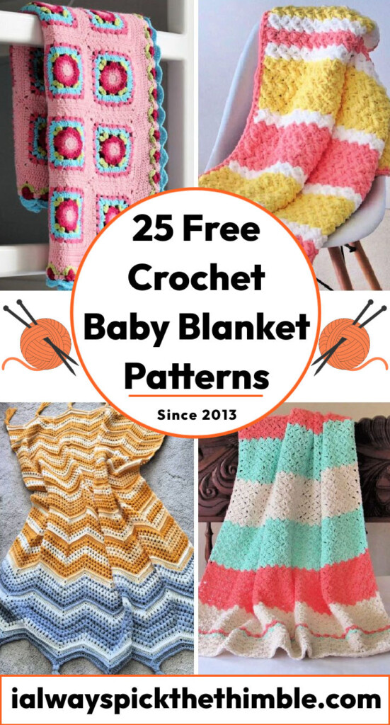 25 Free Crochet Baby Blanket Patterns PDF Pattern  - Pattern For Baby Blanket Crochet