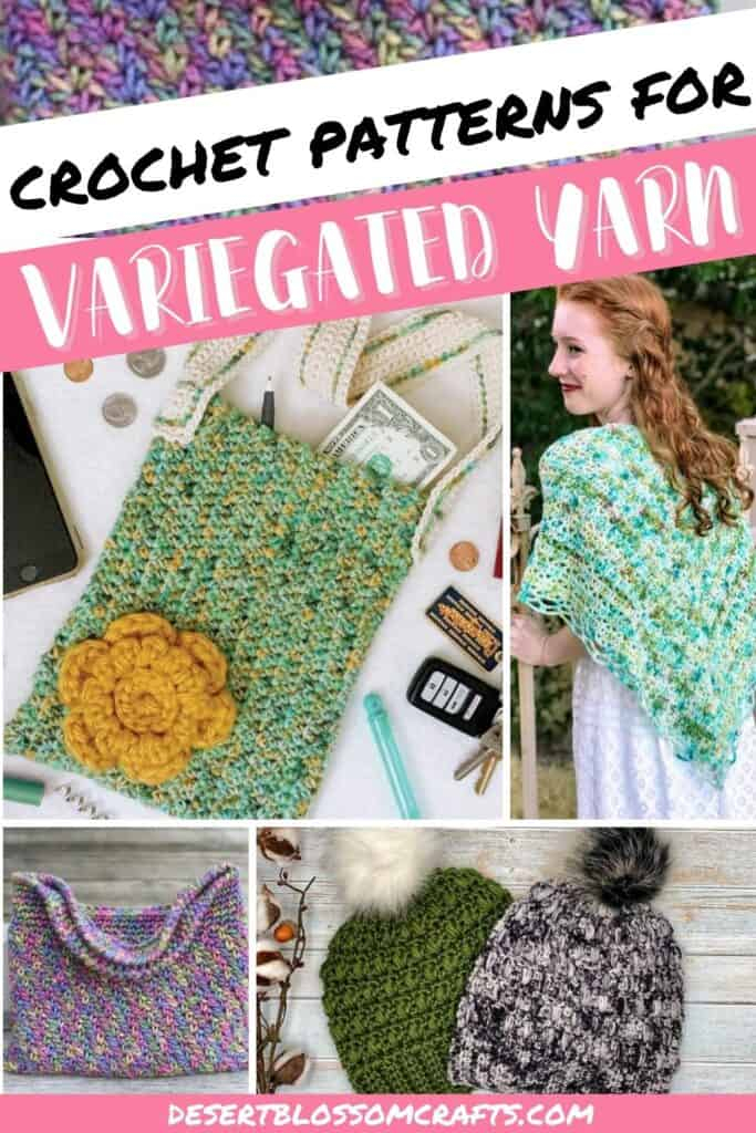 25 FREE Variegated Yarn Crochet Patterns - Crochet Blanket Patterns Using Variegated Yarn