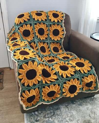 30 Crochet Flower Blanket Patterns Crochet News - Free Crochet Flower Blanket Patterns