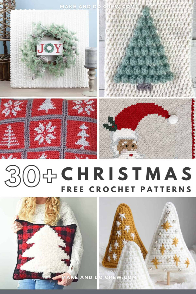 35 Best Free Christmas Crochet Patterns To Make This Year Make Do Crew - Free Patterns To Crochet Blankets