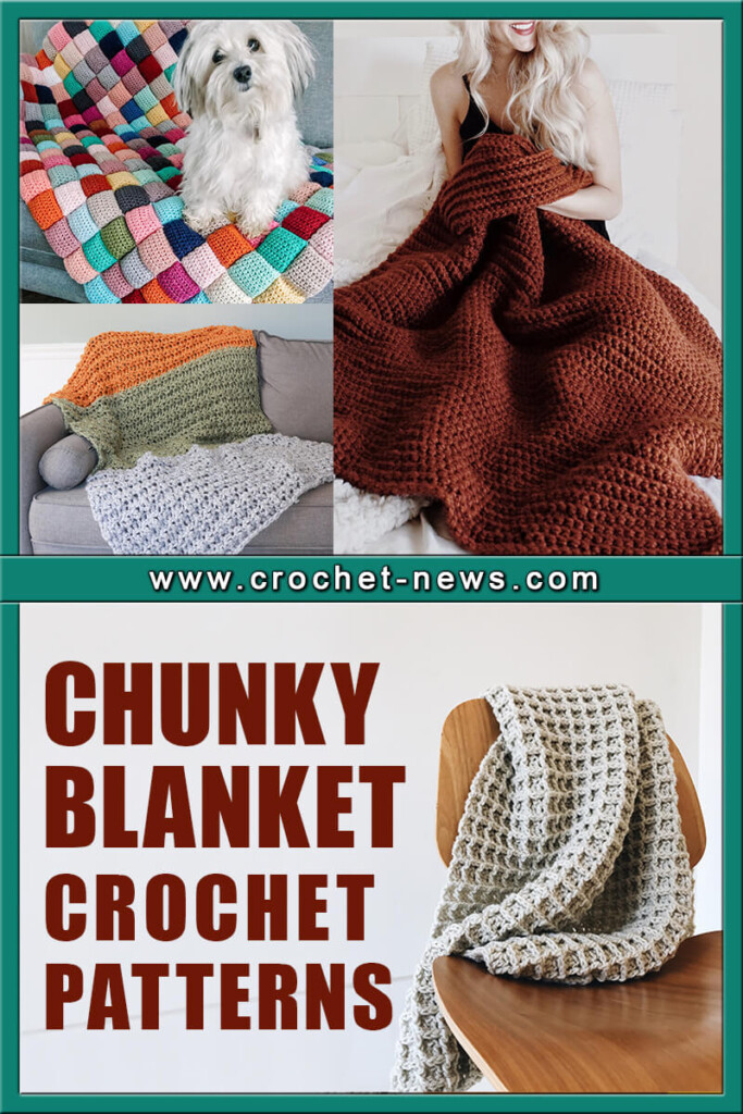 37 Chunky Crochet Blanket Patterns Crochet News - Easy Chunky Crochet Blanket Patterns Free
