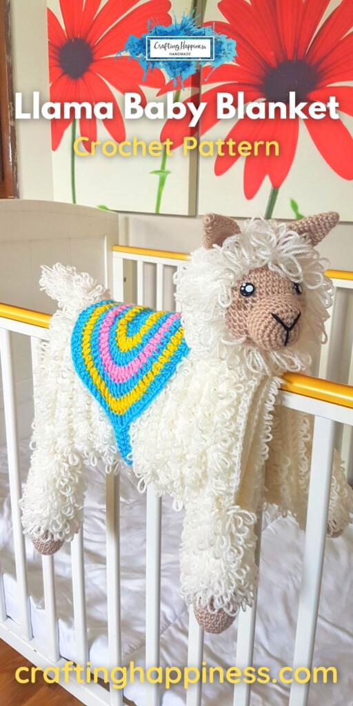 3in1 Llama Baby Blanket Crochet Pattern Crafting Happiness - Llama Crochet Blanket Pattern