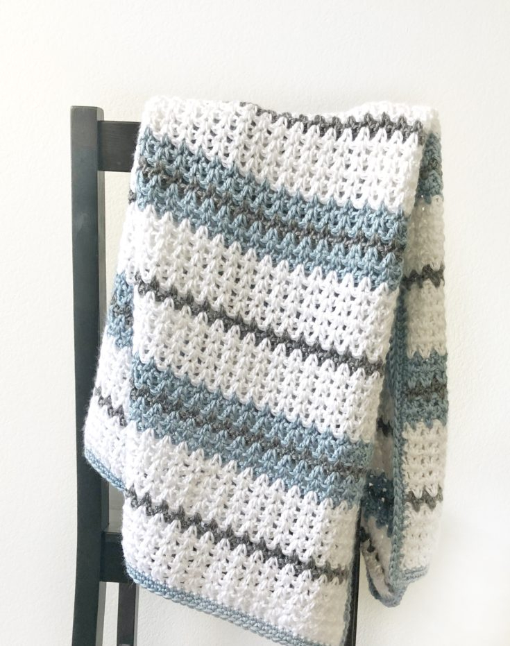 40 Free Modern Crochet Baby Boy Blanket Patterns Daisy Farm Crafts - One Colour Crochet Blanket Patterns