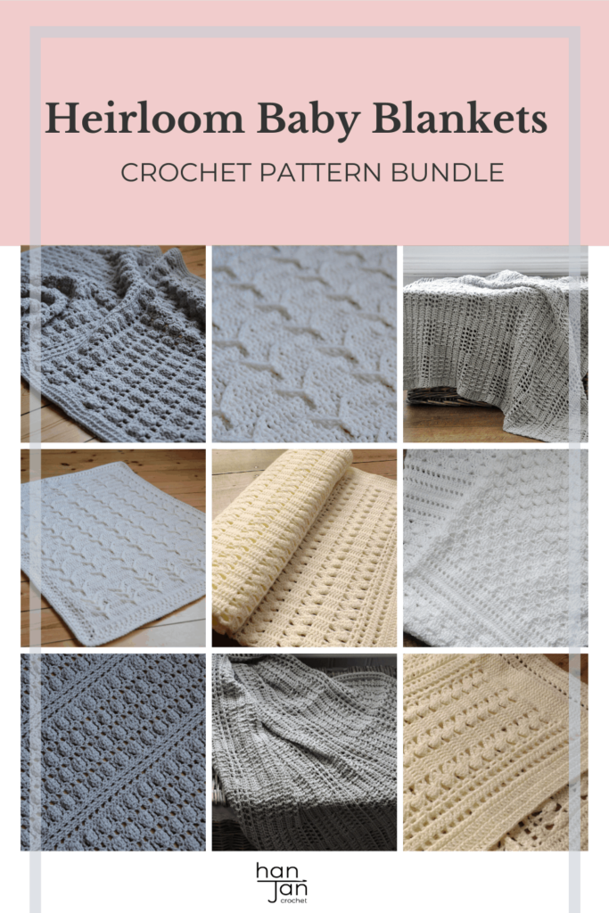 6 Heirloom Crochet Baby Blanket Patterns HanJan Crochet - Free Heirloom Crochet Baby Blanket Patterns