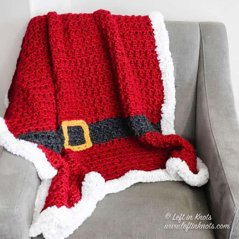 8 Festive Free Christmas Crochet Blanket Patterns Easy Crochet Patterns - Christmas Crochet Blanket Pattern Free