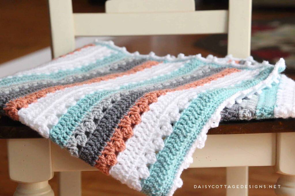 9 Easy Crochet Blanket Patterns Perfect For Beginners  - Fast Easy Crochet Blanket Pattern