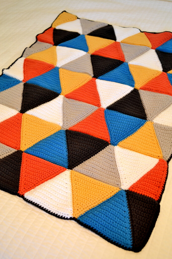 All Things Bright And Beautiful Crochet Triangle Blanket Pattern And  - Triangle Crochet Pattern Blanket