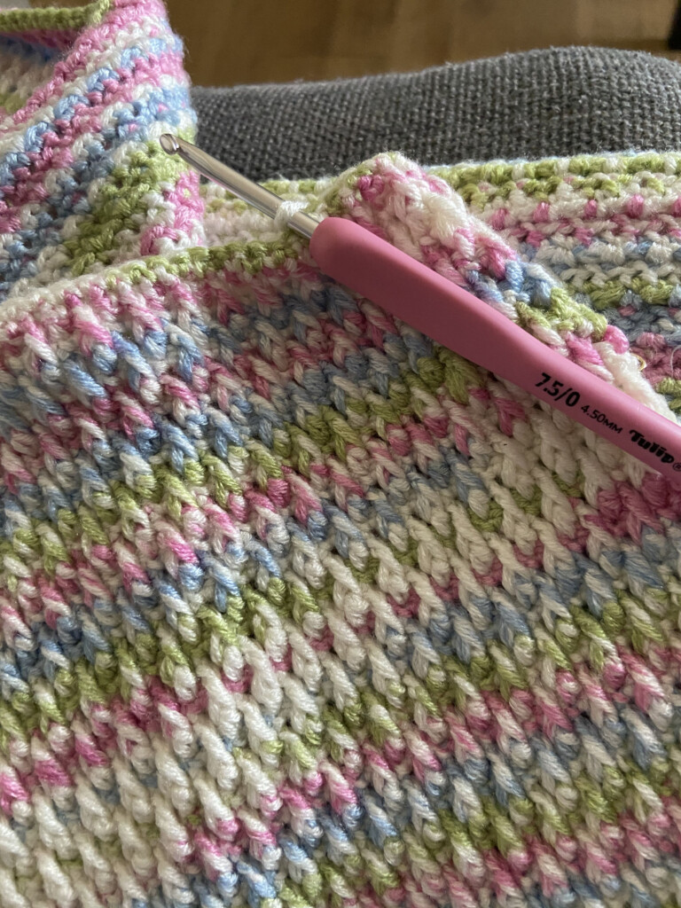 Alpine Stitch Crochet Baby Blanket Free Pattern Crochet Stitches  - Crochet Alpine Stitch Blanket Pattern