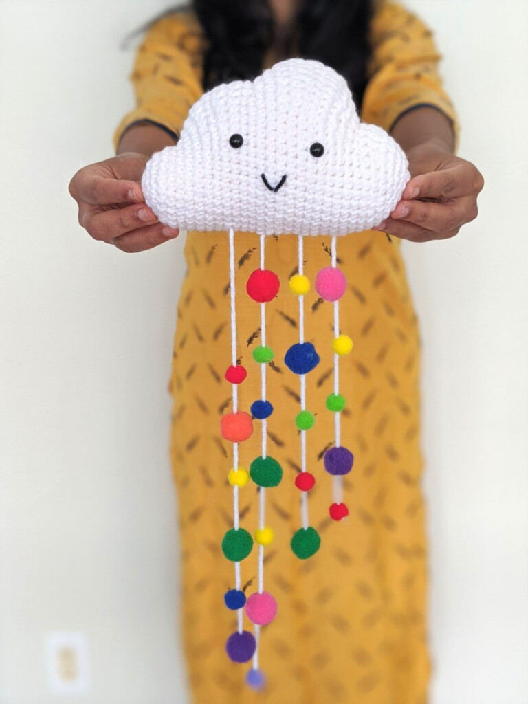 Amigurumi Cloud Free Crochet Pattern Du Liebst Schmuck Genauso Sehr  - Crochet Cloud Blanket Pattern