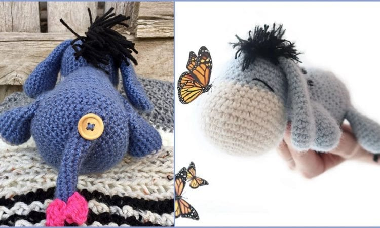 Amigurumi Eeyore Free Crochet Pattern Your Crochet - Crochet Eeyore Blanket Pattern