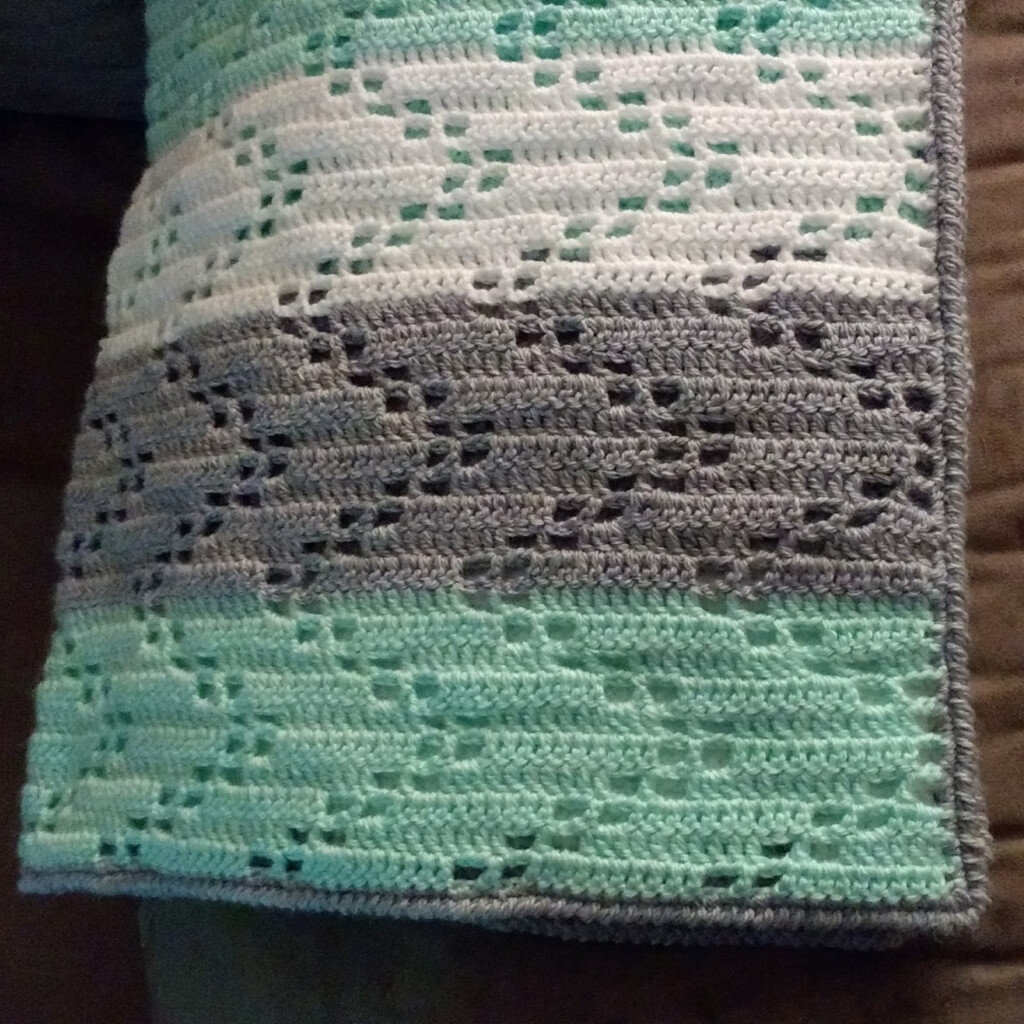 Austere Twist Zig Zag Crochet Baby Blanket Free Pattern  - Baby Blanket Crochet Patterns Free