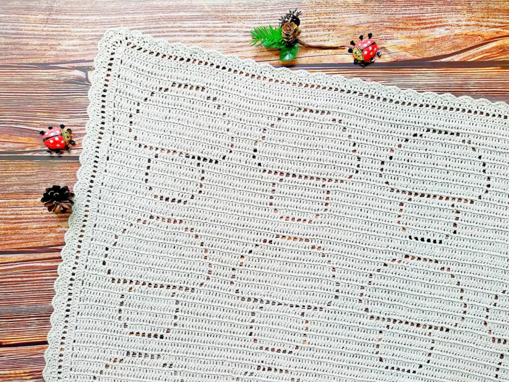 Baby Blanket Crochet Pattern Mushroom Baby Crochet Free Etsy - Mushroom Crochet Blanket Pattern