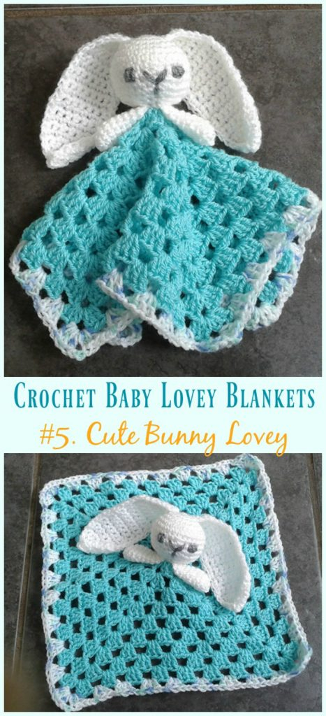 Baby Lovey Blanket Free Crochet Patterns - Crochet Lovey Blanket Free Pattern