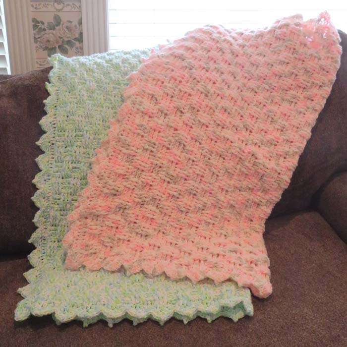 Basket Weave Baby Blanket Free Crochet Pattern Shannon s Grotto - Crochet Pattern Basket Weave Blanket