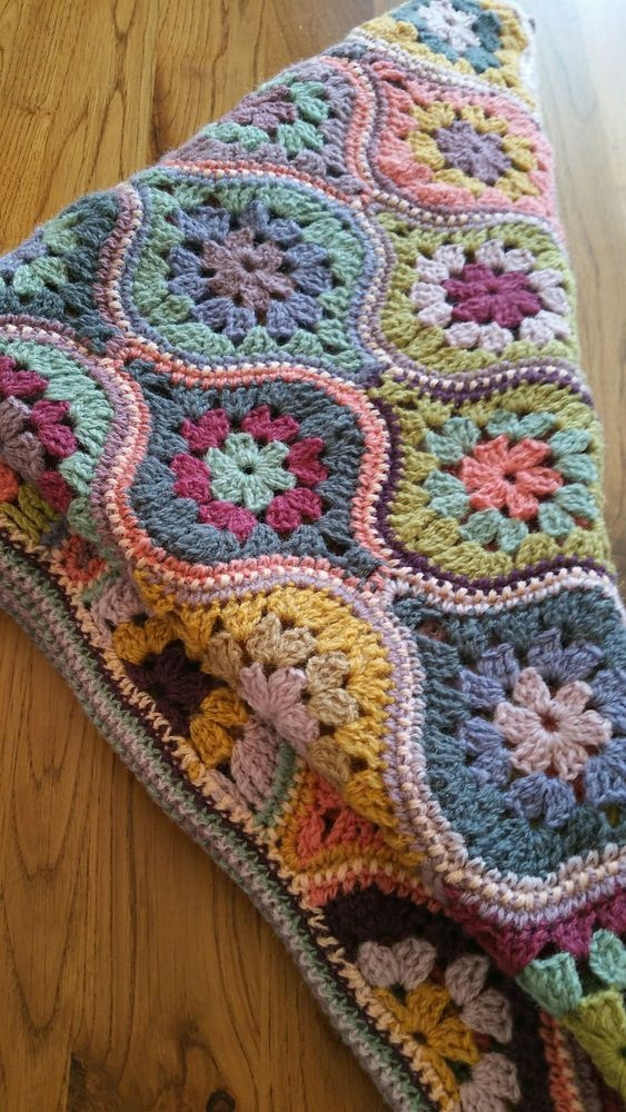 Bauble Shaped Crochet Motif Blanket Crochet Kingdom - Crochet Motif Blanket Pattern