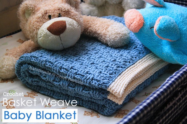 Beautiful Crochet Basket Weave Baby Blanket Free Pattern  - Crochet Pattern Basket Weave Blanket