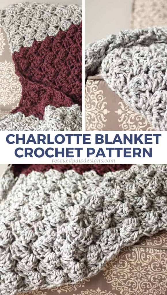 Beginner Crochet Blanket Pattern Easy Crochet Patterns - Charlotte Crochet Blanket Pattern