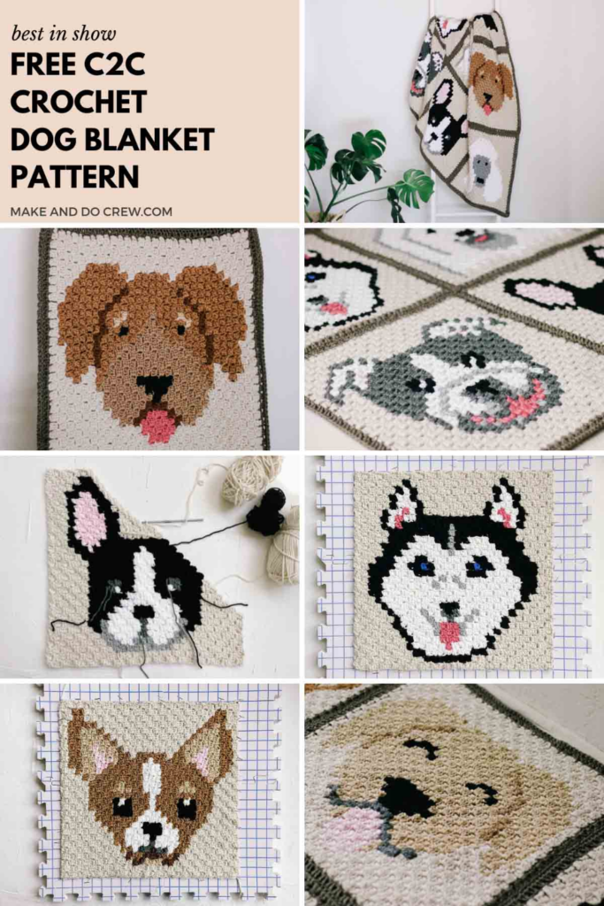Best In Show C2C Crochet Dog Blanket Free Pattern Crochet Dog  - Crochet Dog Blanket Pattern Free