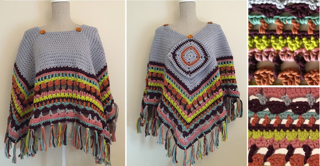 Blanket Poncho Crochet Pattern Pretty Ideas - Blanket Poncho Crochet Pattern