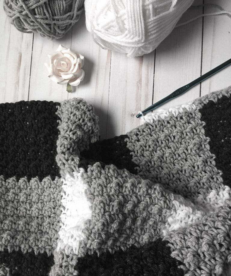 Buffalo Check Crochet Blanket Archives Craft Mart - Buffalo Check Crochet Blanket Free Pattern