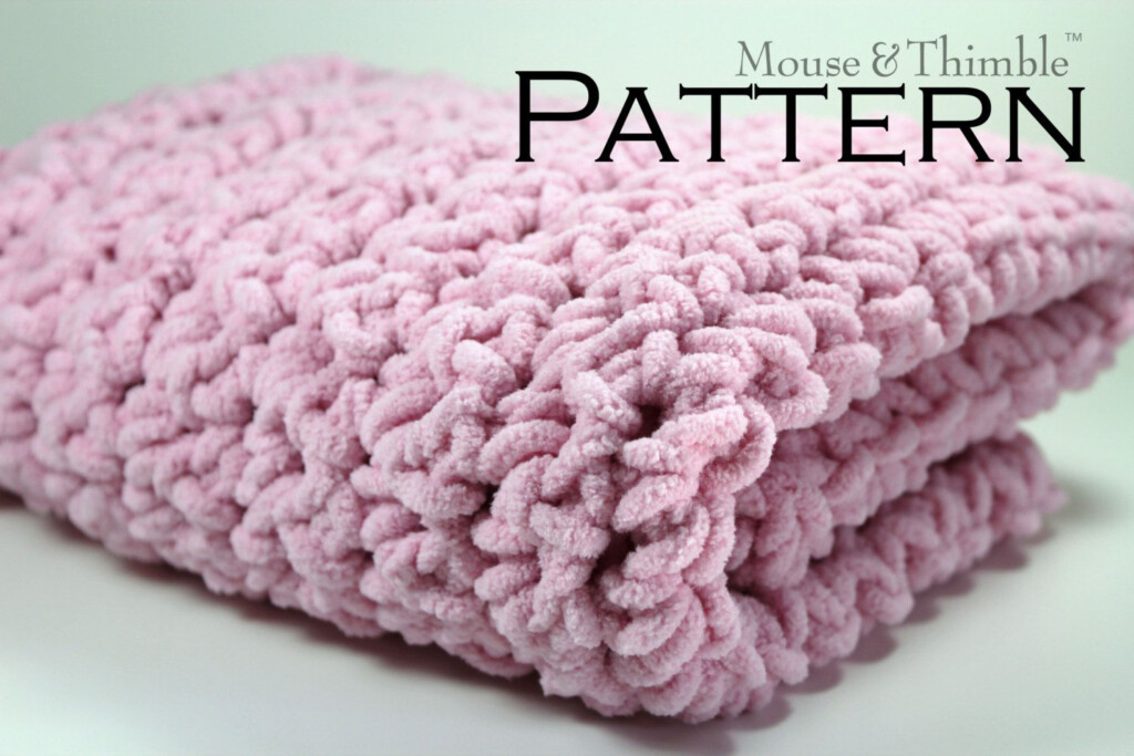 Bulky Yarn Crochet Baby Blanket Patterns - Baby Blanket Crochet Pattern Size 6 Yarn