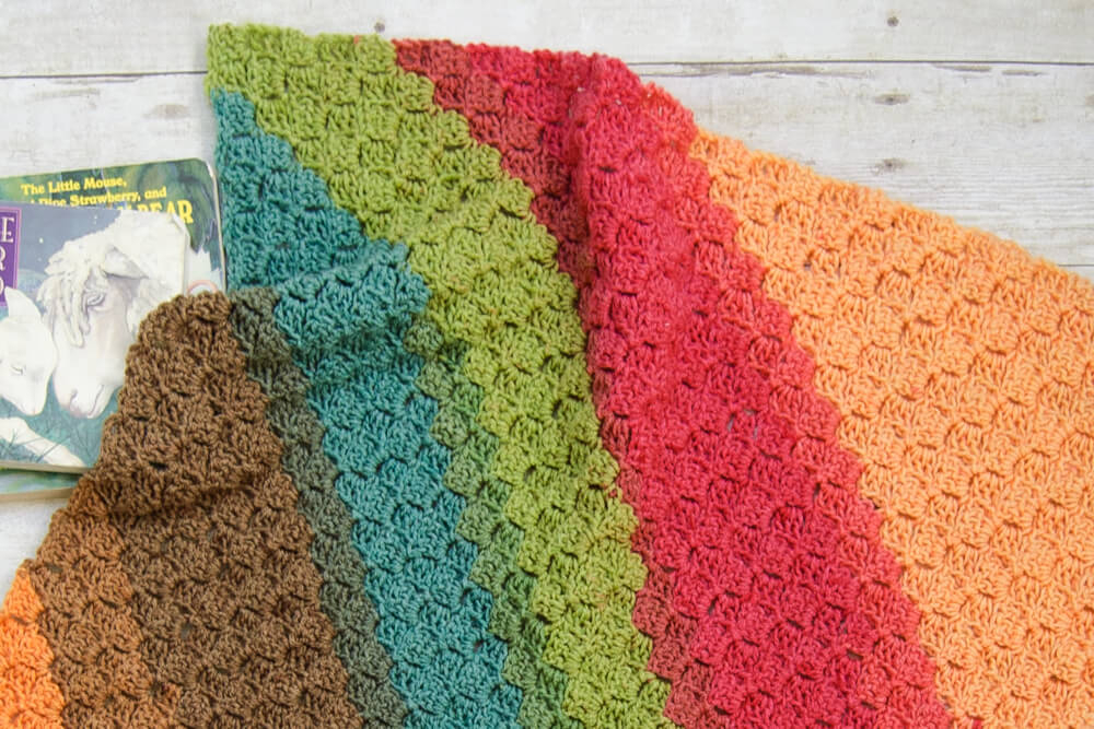 C2C Crochet Baby Blanket Corner To Corner Crochet Pattern - Crochet Pattern For C2c Blanket