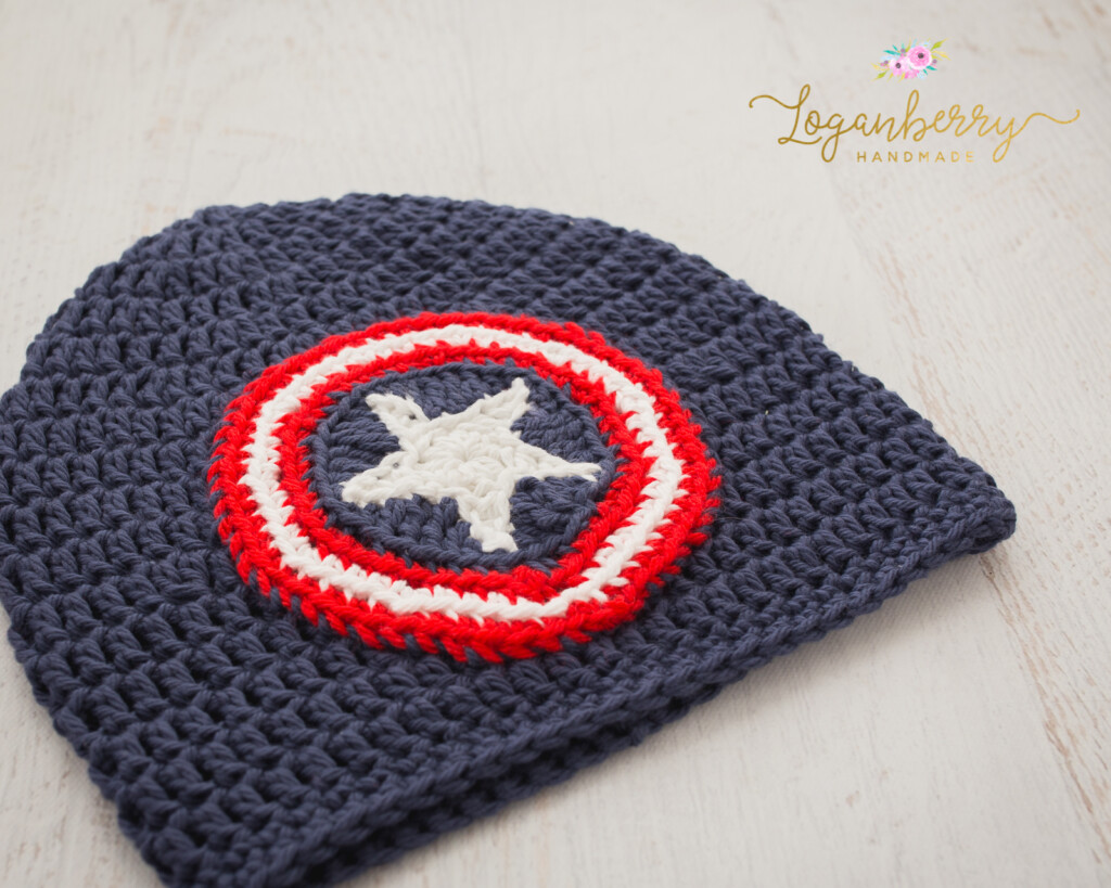Captain america crochet pattern Loganberry Handmade - Captain America Shield Crochet Blanket Pattern