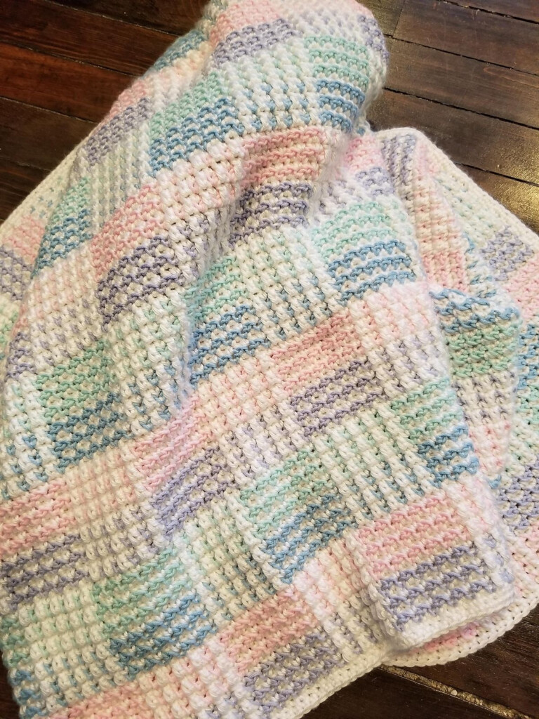 Checkered Crochet Blanket Pattern Free - Free Crochet Checkered Blanket Pattern
