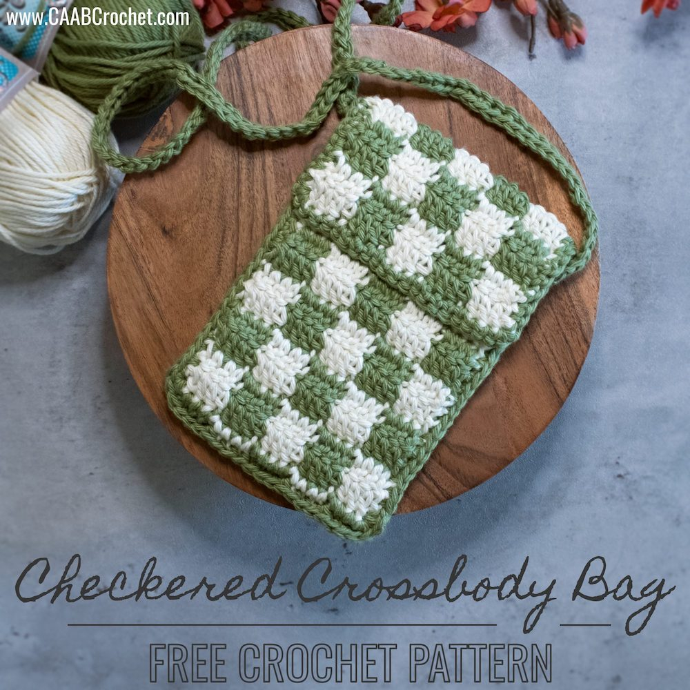 Checkered Crossbody Bag Pattern Free Crochet Pattern - Free Crochet Checkered Blanket Pattern