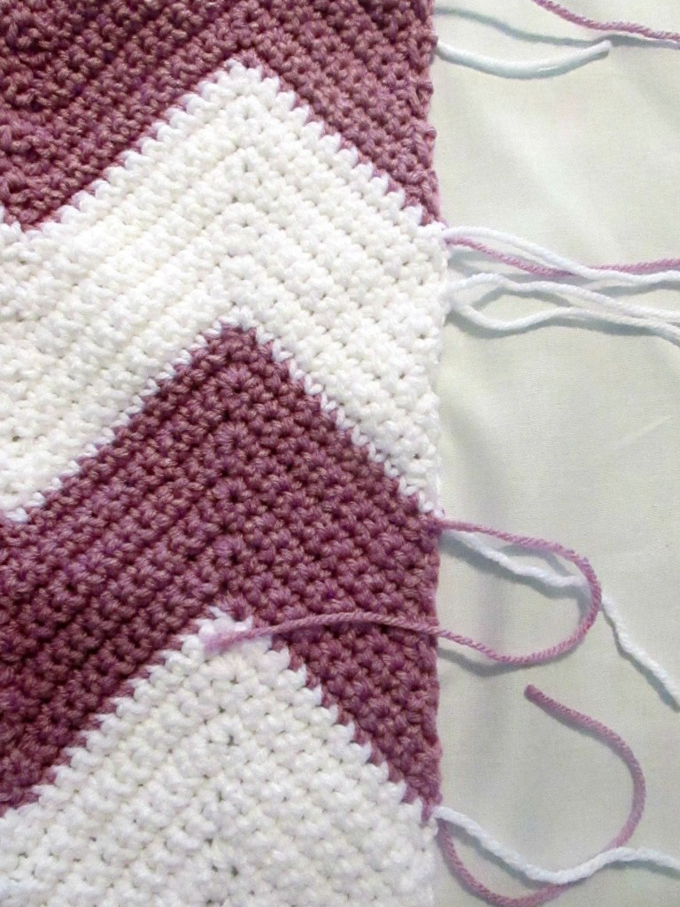 Chevron Throw Blanket Crochet Pattern - Crochet Pattern For Chevron Blanket