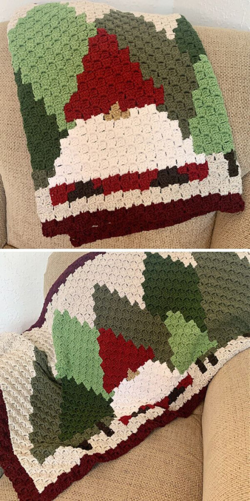 Christmas Tree Blanket Crochet Pattern Artofit - Christmas Tree Blanket Crochet Pattern
