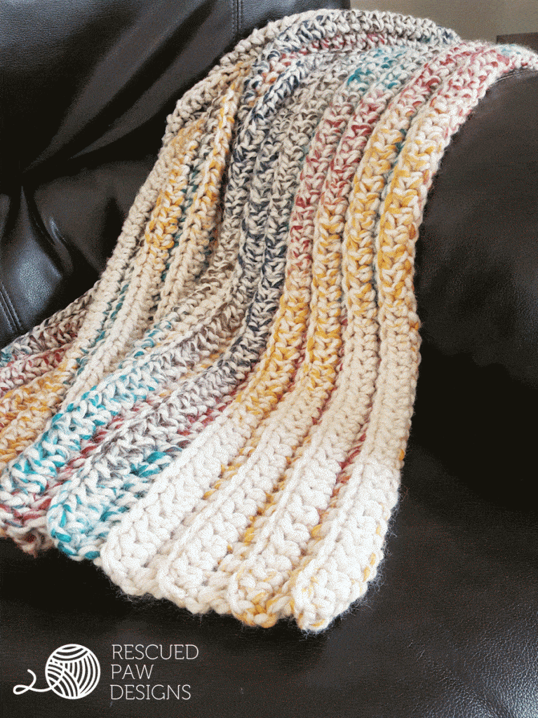 Chunky Crochet Blanket Pattern Yarn Crochet Afghan Easy Crochet - Free Chunky Crochet Blanket Pattern